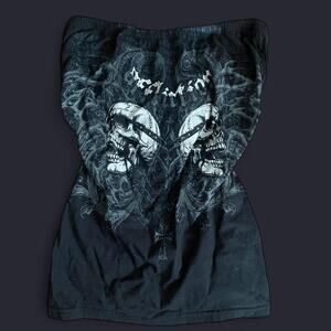 Affliction tube top size med